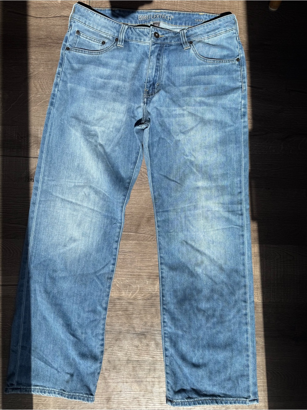 Denver Hayes Relaxed Fit Light Blue Men's Jeans 36x30
